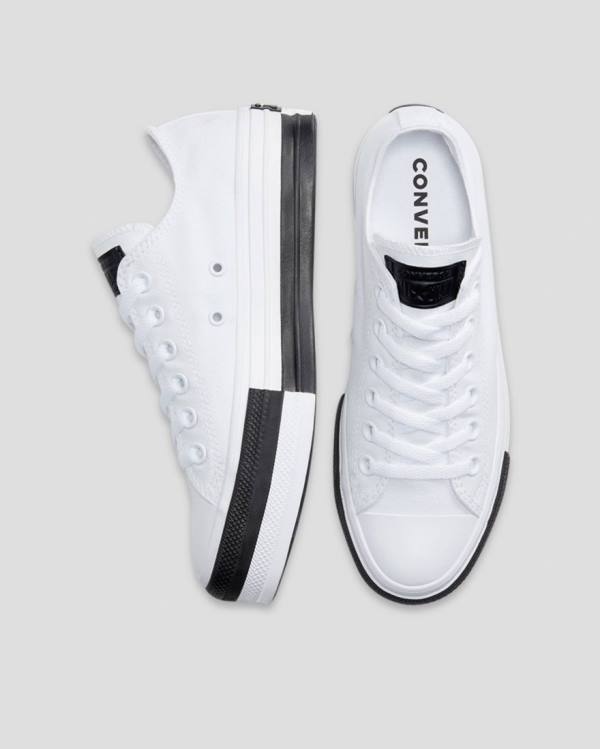 Zapatillas Bajas Converse Chuck Taylor All Star Lift Rivals Blancas | CV-548JPM