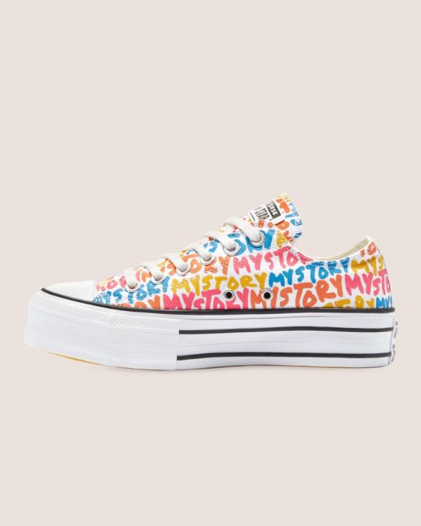 Zapatillas Bajas Converse Chuck Taylor All Star My Story Double Stacked Lift Multicolor | CV-567KBT