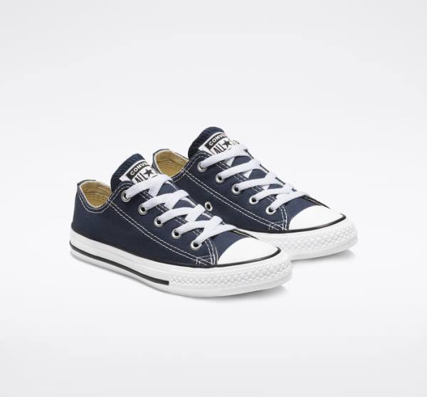 Zapatillas Bajas Converse Chuck Taylor All Star Classic Azul Marino | CV-609UOJ