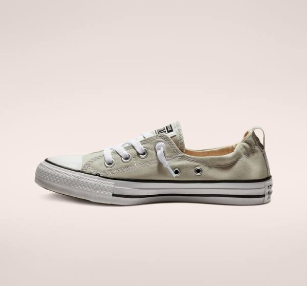 Zapatillas Bajas Converse Chuck Taylor All Star Shoreline Cloud Gray Slip On Gris | CV-627HVY