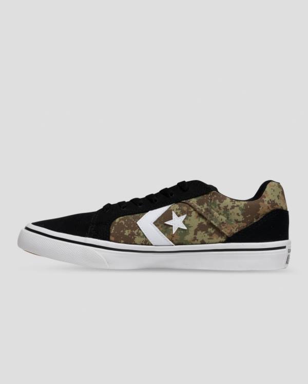 Zapatillas Bajas Converse El Distrito Mix And Match Negras Camuflaje | CV-945BLH