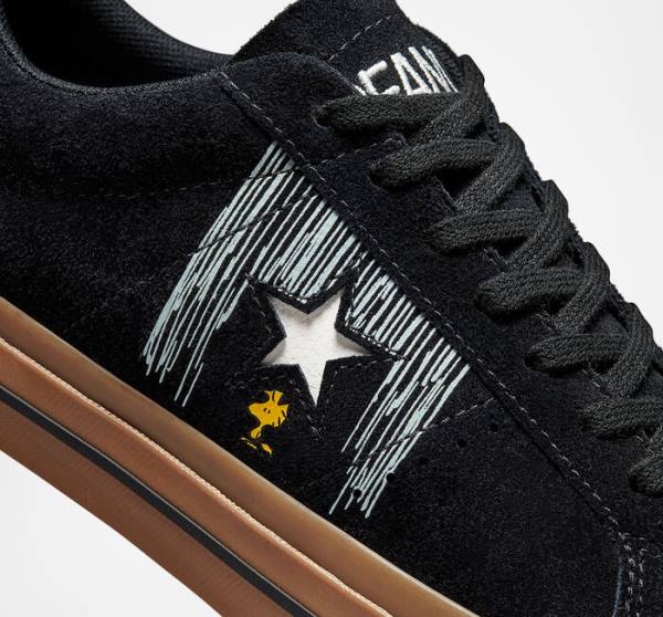 Zapatillas Bajas Converse Peanuts One Star Negras Naranjas | CV-598QWO