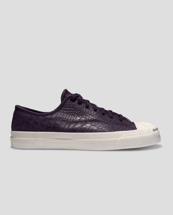 Zapatillas Bajas Converse Pop Trading Co Jack Purcell Pro Moradas Negras | CV-703JTC