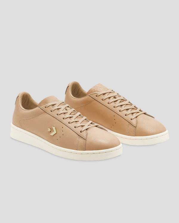 Zapatillas Bajas Converse Pro Cuero Horween Kaki | CV-821DPS