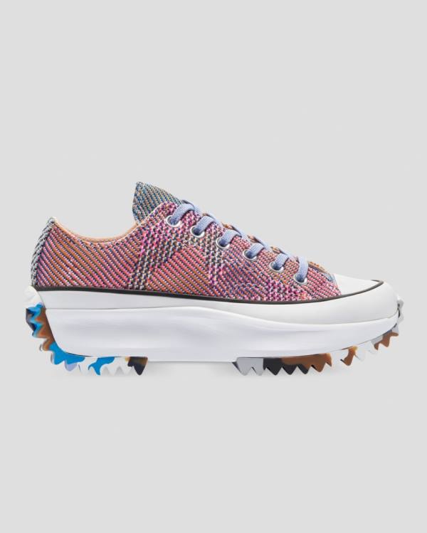 Zapatillas Bajas Converse Run Star Hike Knit Print Naranjas Rosas | CV-395IBX