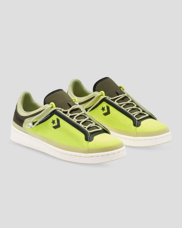 Zapatillas Bajas Converse Seam Tape Pro Cuero Verde | CV-243ZXT