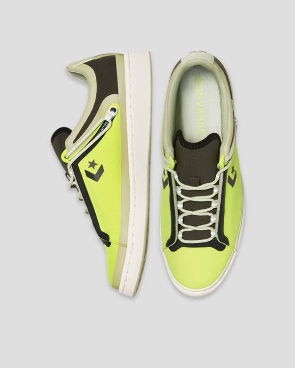 Zapatillas Bajas Converse Seam Tape Pro Cuero Verde | CV-243ZXT