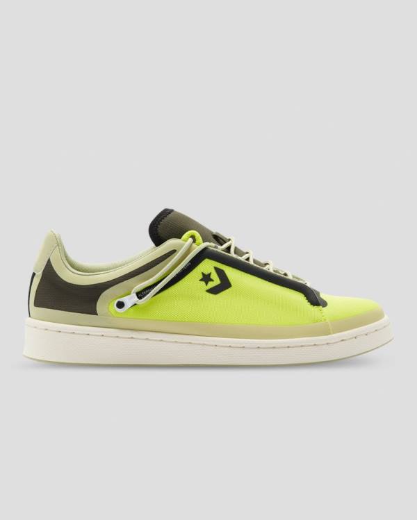 Zapatillas Bajas Converse Seam Tape Pro Cuero Verde | CV-243ZXT