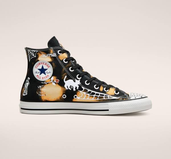 Zapatillas Skate Converse CONS Chuck Taylor All Star Pro Sean Pablo Negras Blancas | CV-387MHQ